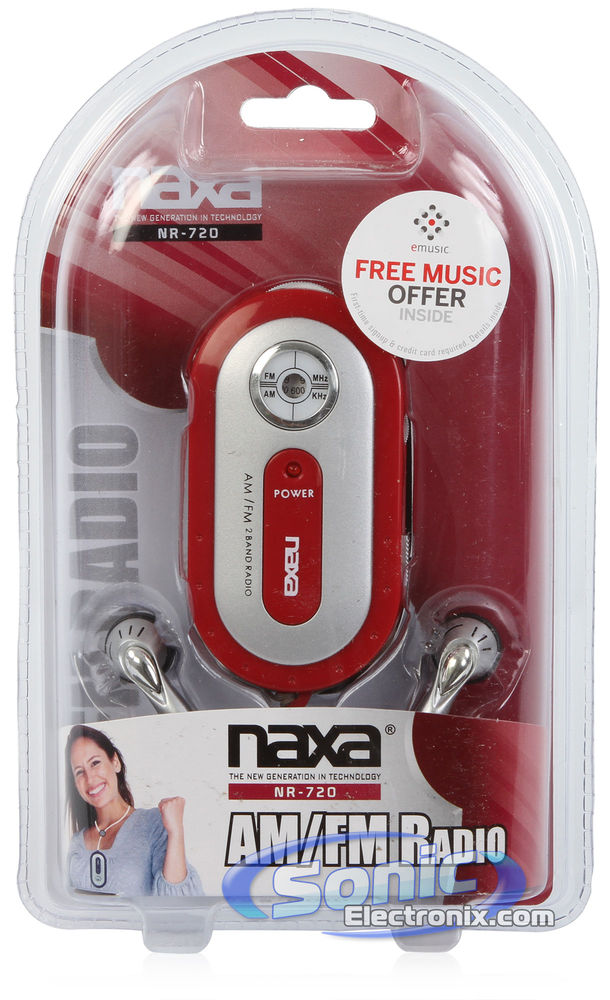 Naxa NR-720RD (Red) Image 2