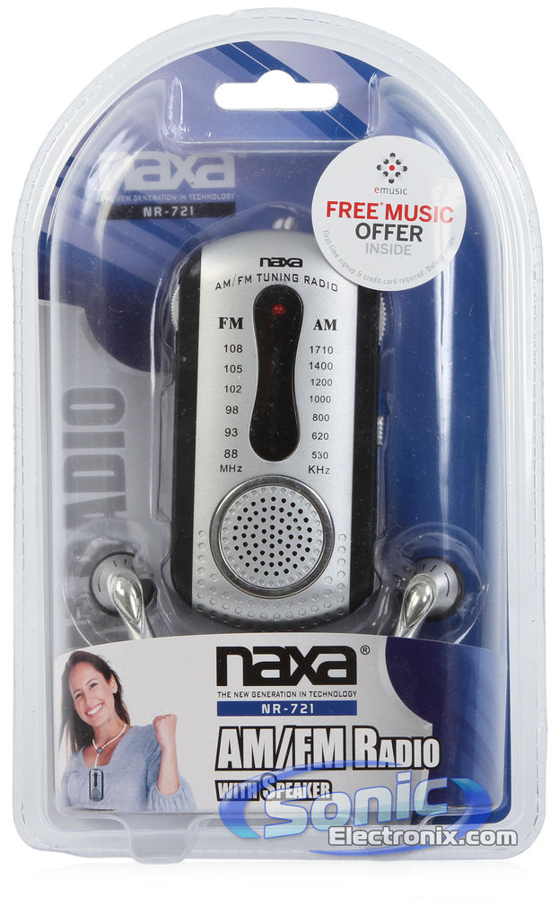 Naxa NR-721BK (Black) Image 2
