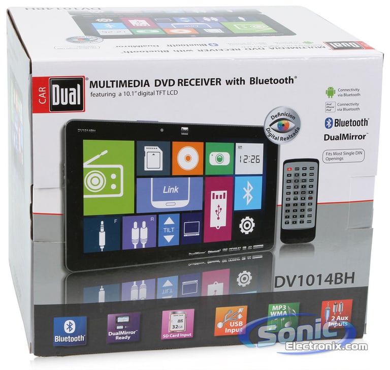 Dual DV1014BH 10.1" Touchscreen Stereo Image 17