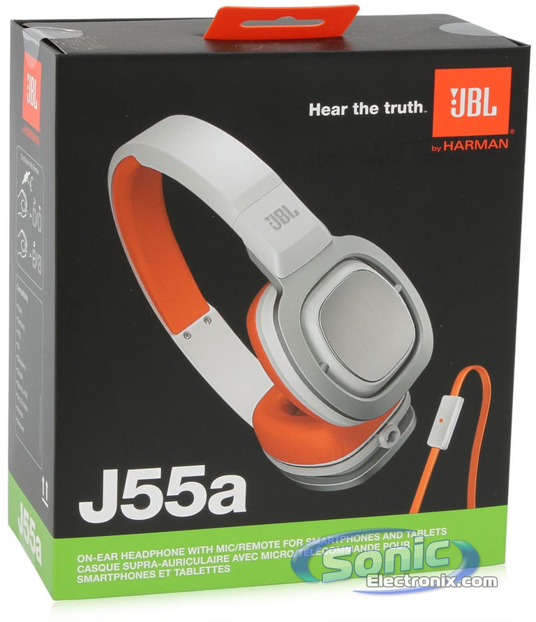 JBL J55a WOR - White/Orange Image 12