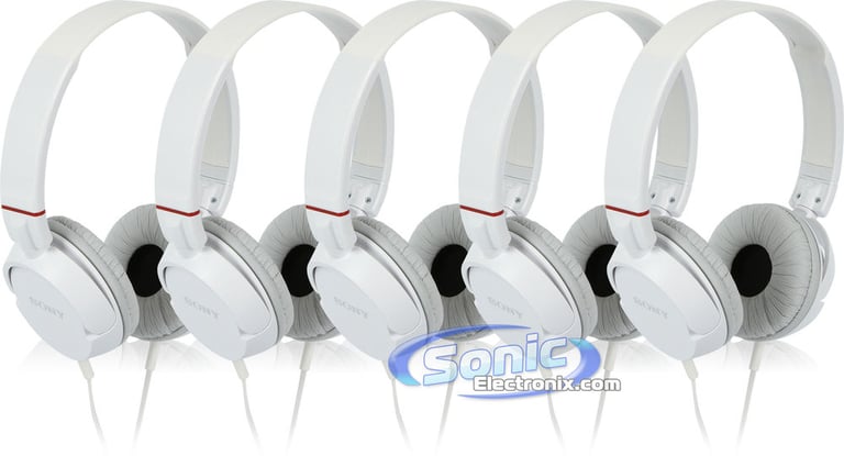 Sony MDR-ZX100 White (5-Pack) Image 1