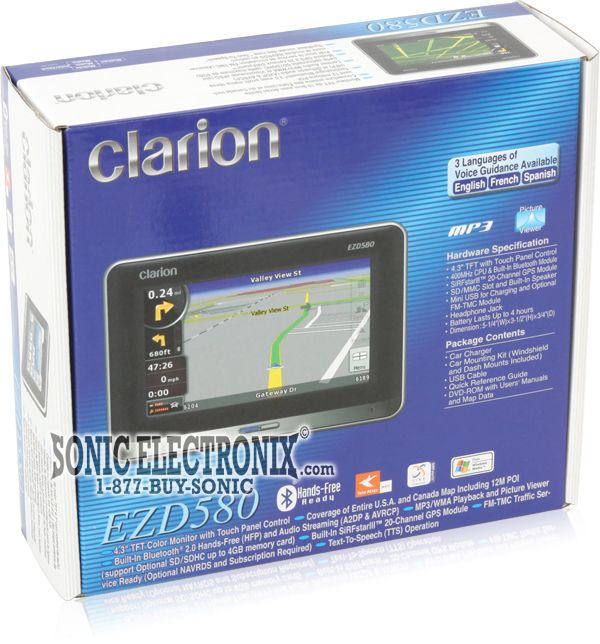 Clarion EZD580 Image 6
