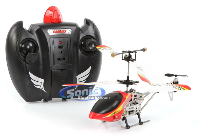 Saber 3.5 Ch Electric RC Helicopter w/ Gyro (Red) Image 1