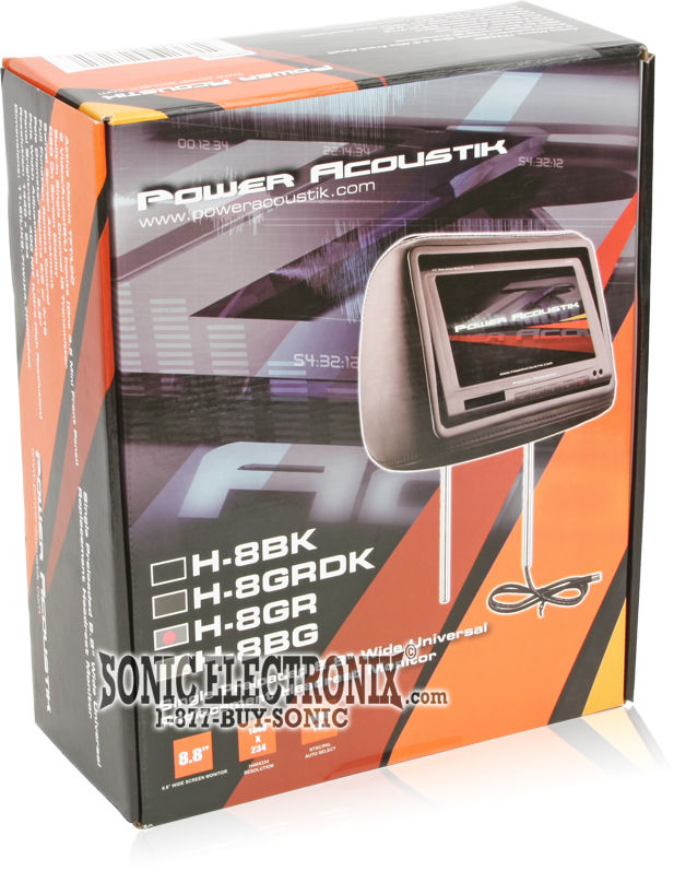 Power Acoustik H-8GR (Gray) R/B Image 7