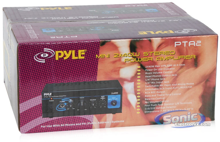 Pyle Pro PTA2 Image 3
