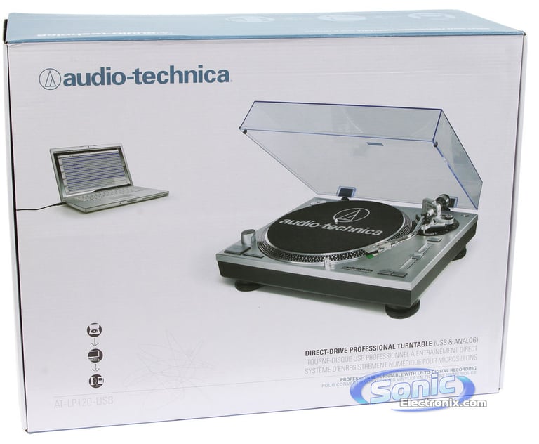 Audio Technica AT-LP120-USB - Silver Image 13