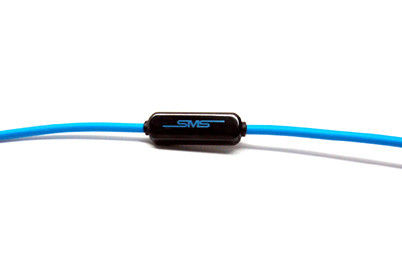 SMS Audio 3.5mm Audio Cord with Mic - Blue Image 2