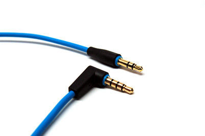 SMS Audio 3.5mm Audio Cord with Mic - Blue Image 3