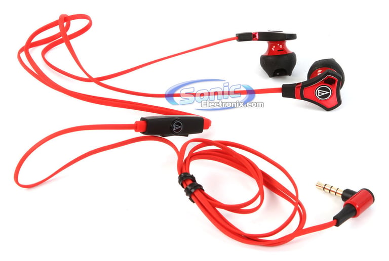 Audio Technica SonicFuel ATH-CHX5iS - Red Image 2