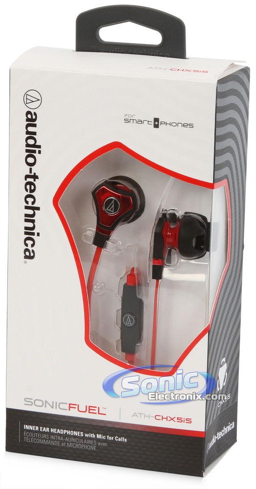 Audio Technica SonicFuel ATH-CHX5iS - Red Image 7