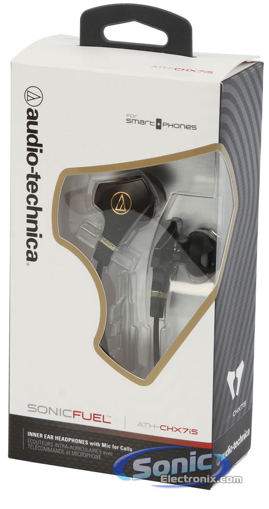 Audio Technica SonicFuel ATH-CHX7iS - Black Image 7
