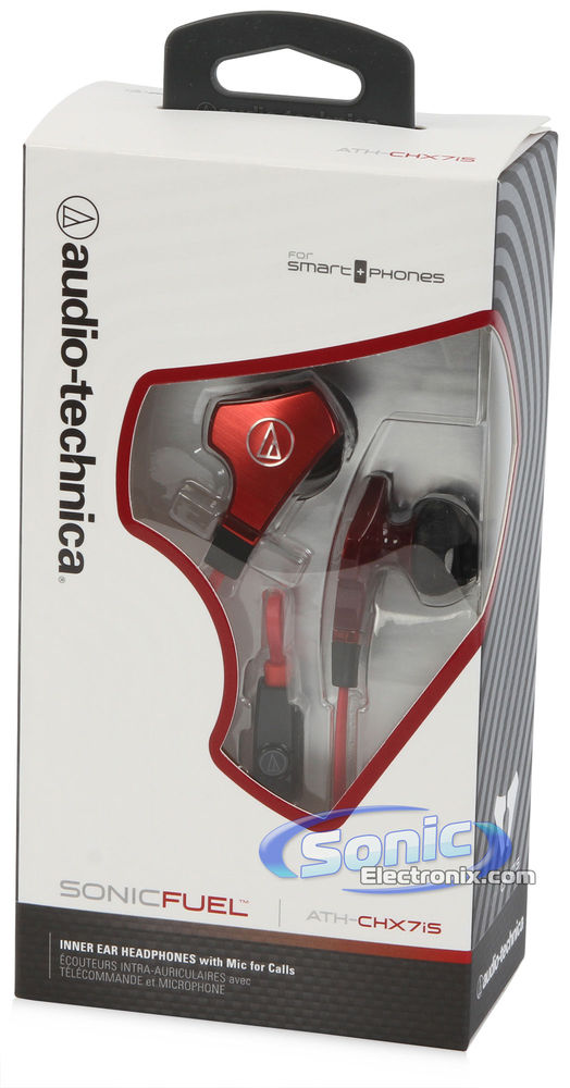 Audio Technica SonicFuel ATH-CHX7iS - Red Image 7