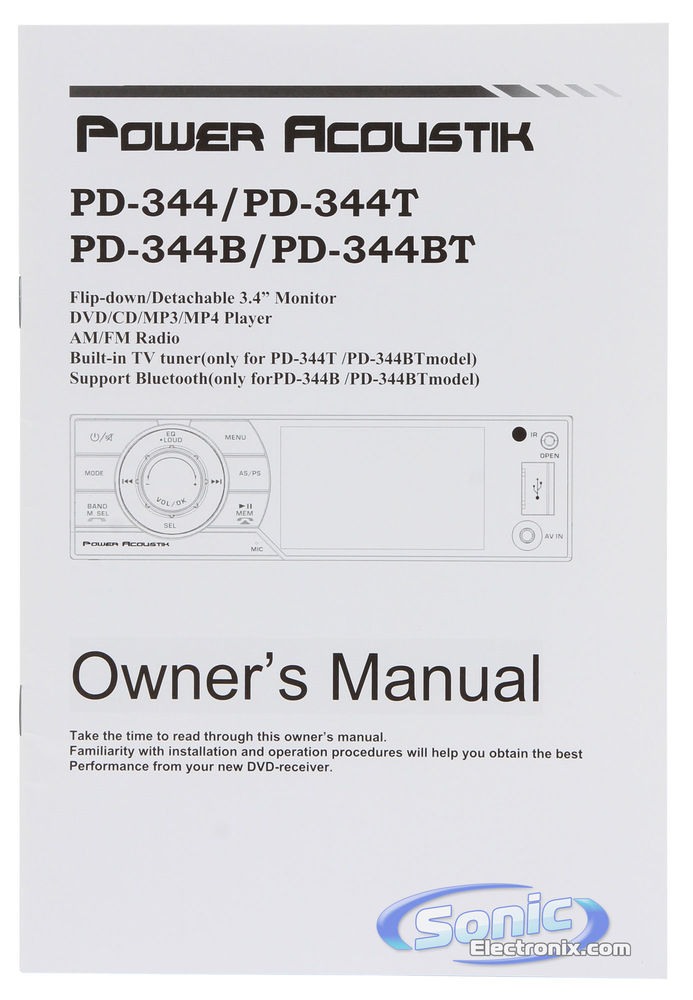 Power Acoustik PD-344B Image 7