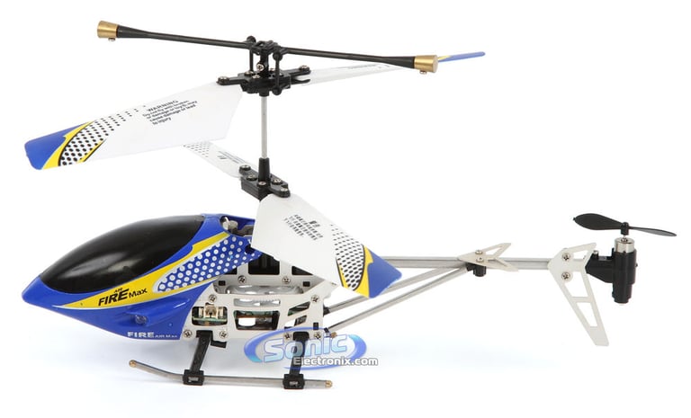 Saber 3.5 Ch Electric RC Helicopter w/ Gyro (Blue) Image 3
