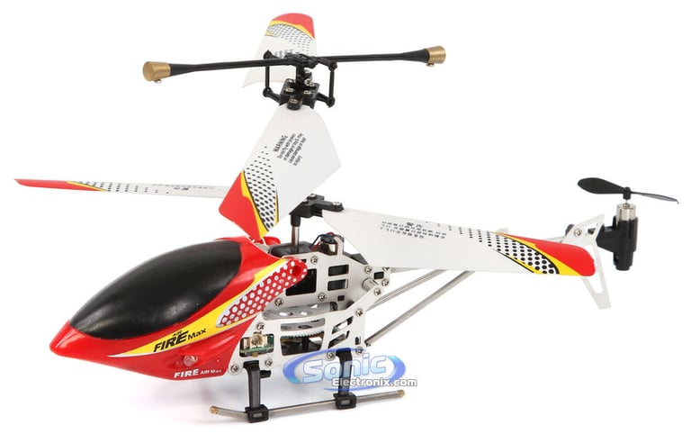Saber 3.5 Ch Electric RC Helicopter w/ Gyro (Red) Image 2