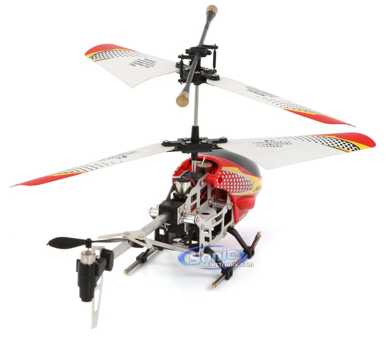 Saber 3.5 Ch Electric RC Helicopter w/ Gyro (Red) Image 4
