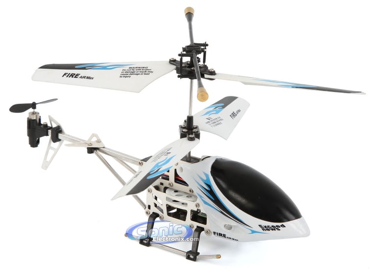 Saber 3.5 Ch Electric RC Helicopter w/ Gyro (White) Image 3