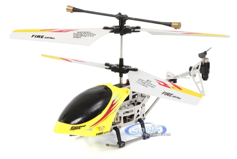 Saber 3.5 Ch Electric RC Helicopter w/ Gyro (Yellow) Image 2