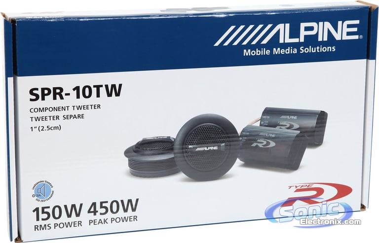 Alpine Type-R SPR-10TW Open Box (Complete, Like New) Image 7