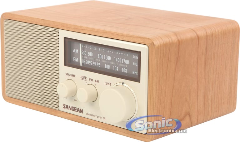 Sangean WR-11 (WR11) Wood Cabinet AM/FM Table Top Radio Image 3