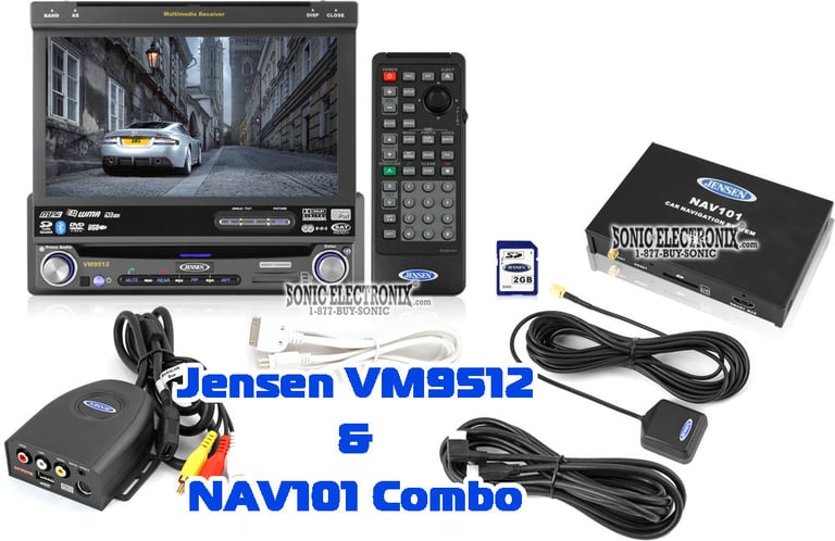 Jensen VM9512 + NAV101 Package Image 1