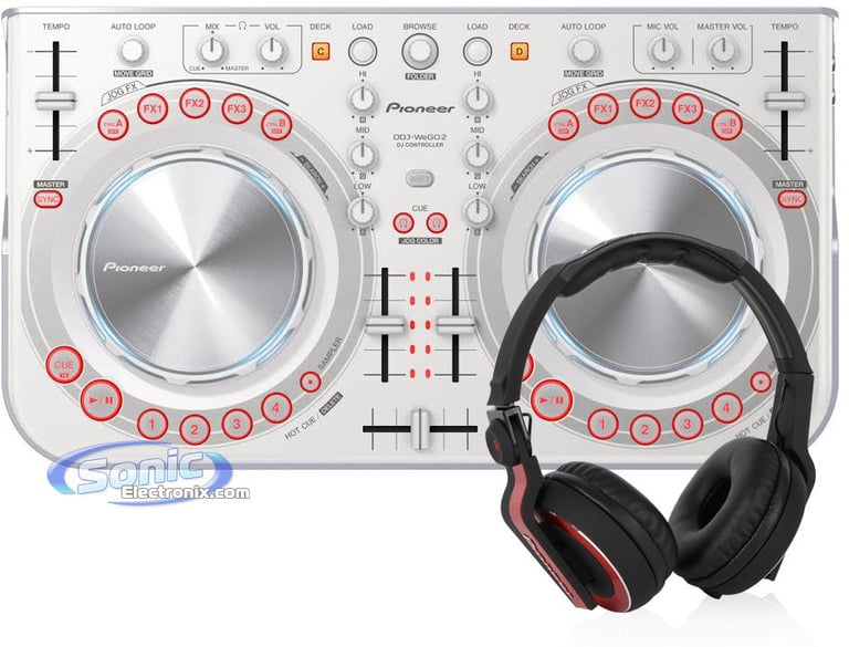 Pioneer DDJ-WeGO2-W + HDJ500R Image 1