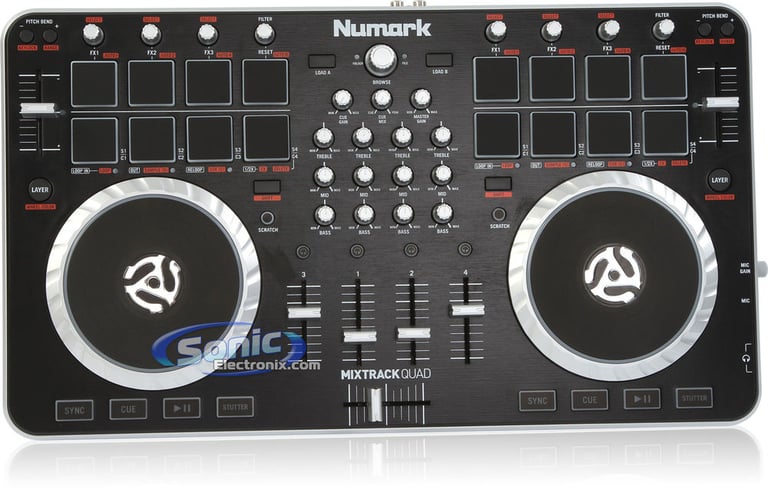 Numark Pro DJ Controller + Samson Wireless Mic System Image 2