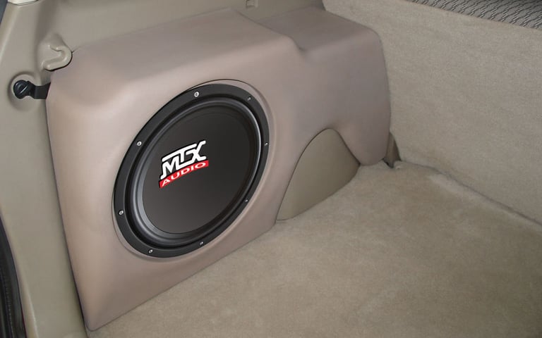 MTX Audio Thunderform FESCP01C12A-TN (Charcoal, Amplified) Image 2