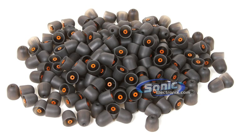 Westone STAR Silicone Eartips Replacement Ear Tips 200-Pack/100-Pairs - Orange/Bulk Pack Image 1