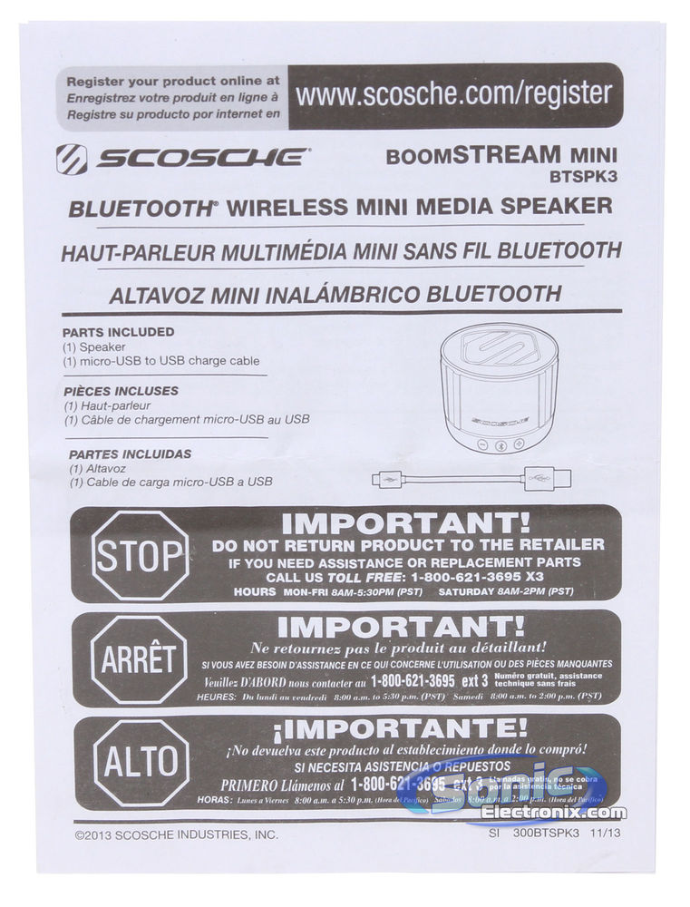 Scosche boomSTREAM mini (Red) Image 6