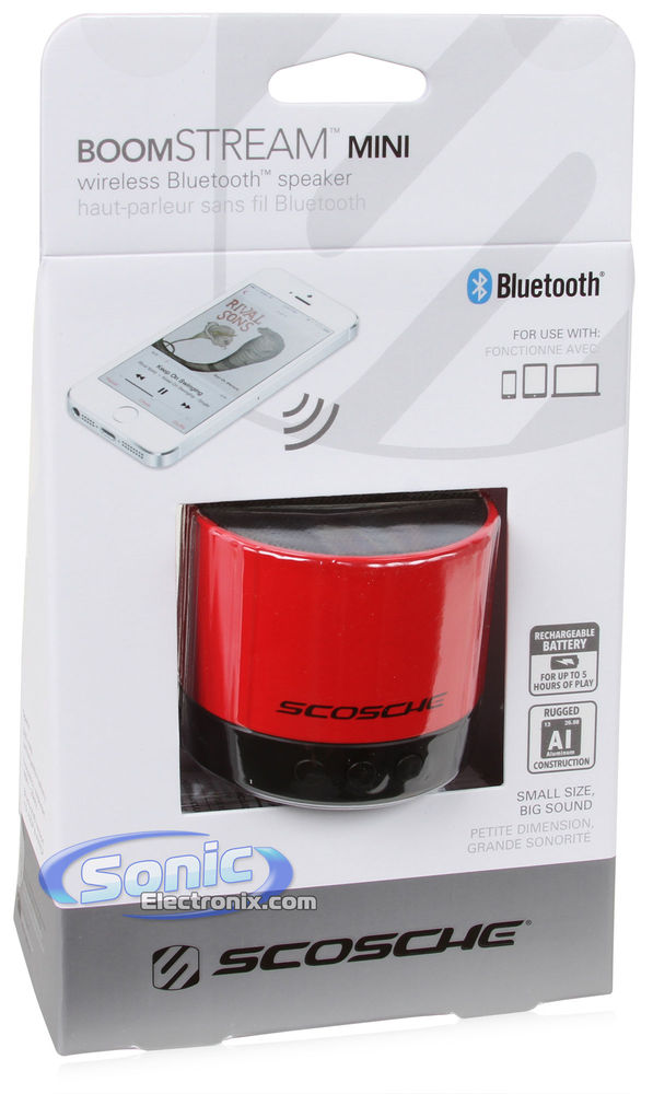Scosche boomSTREAM mini (Red) Image 7