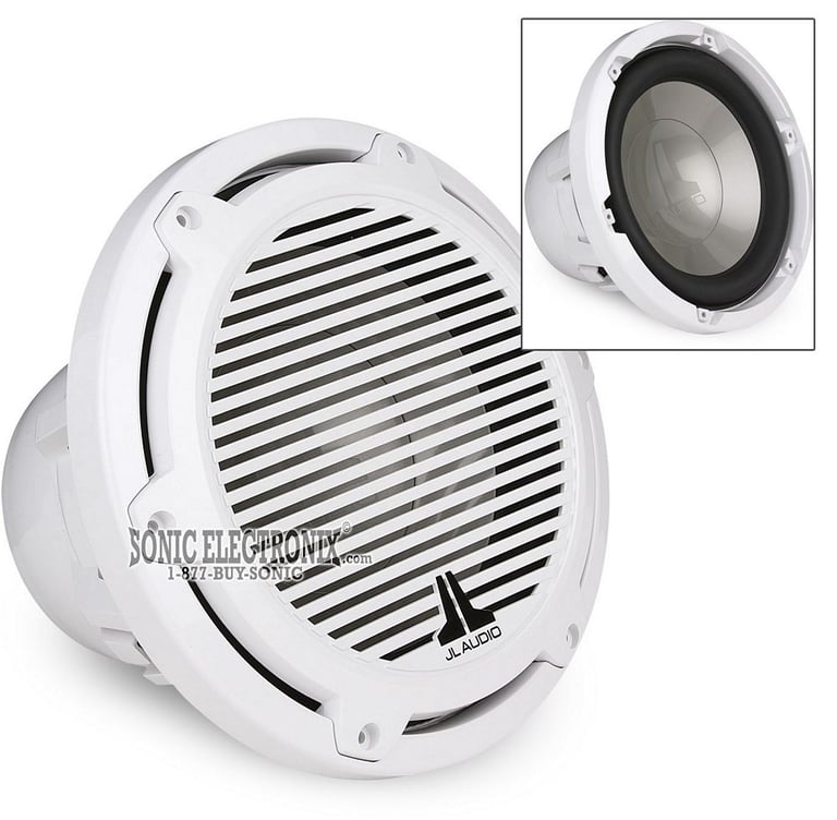 JL Audio M10IB5-CG-WH - White Classic Grille Image 1
