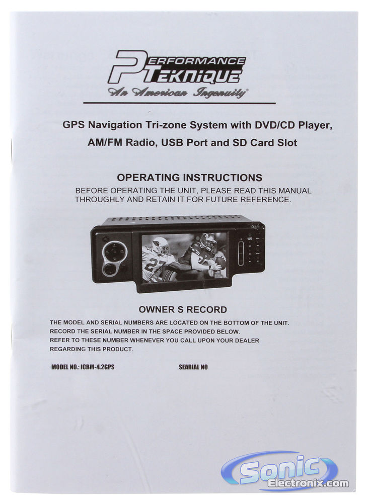Performance Teknique ICBM-4.2GPS Open Box Incomplete Image 10