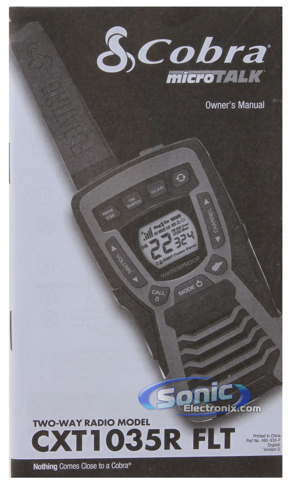 Cobra CXT1035RFLT Image 9