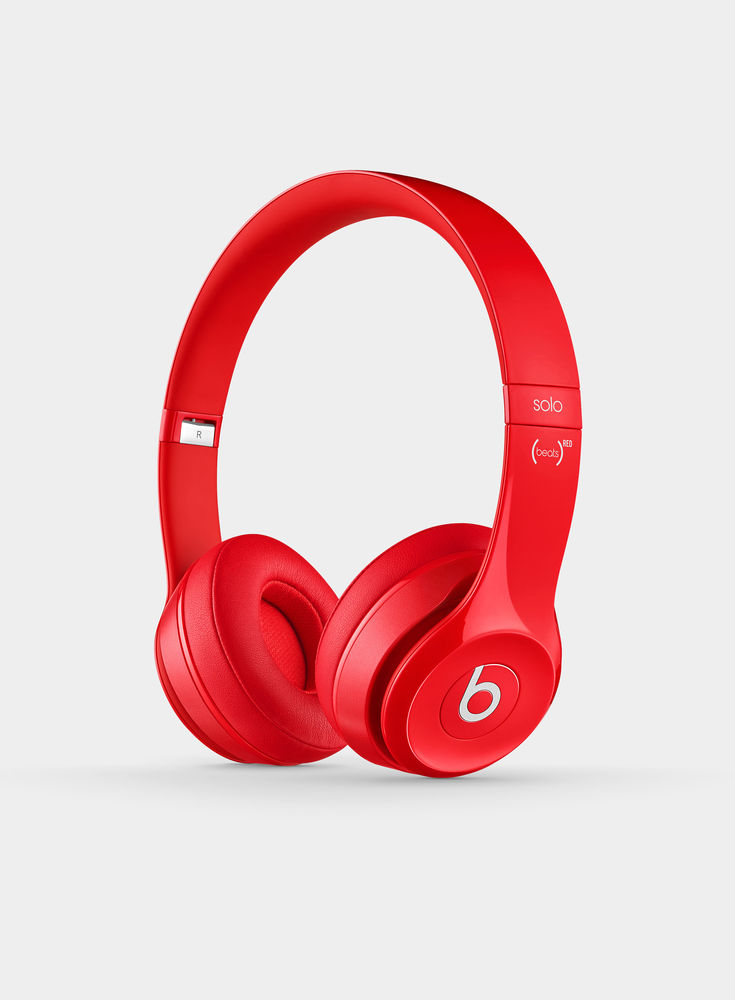 Beats Solo 2 On-Ear Headphone (Red) Image 2