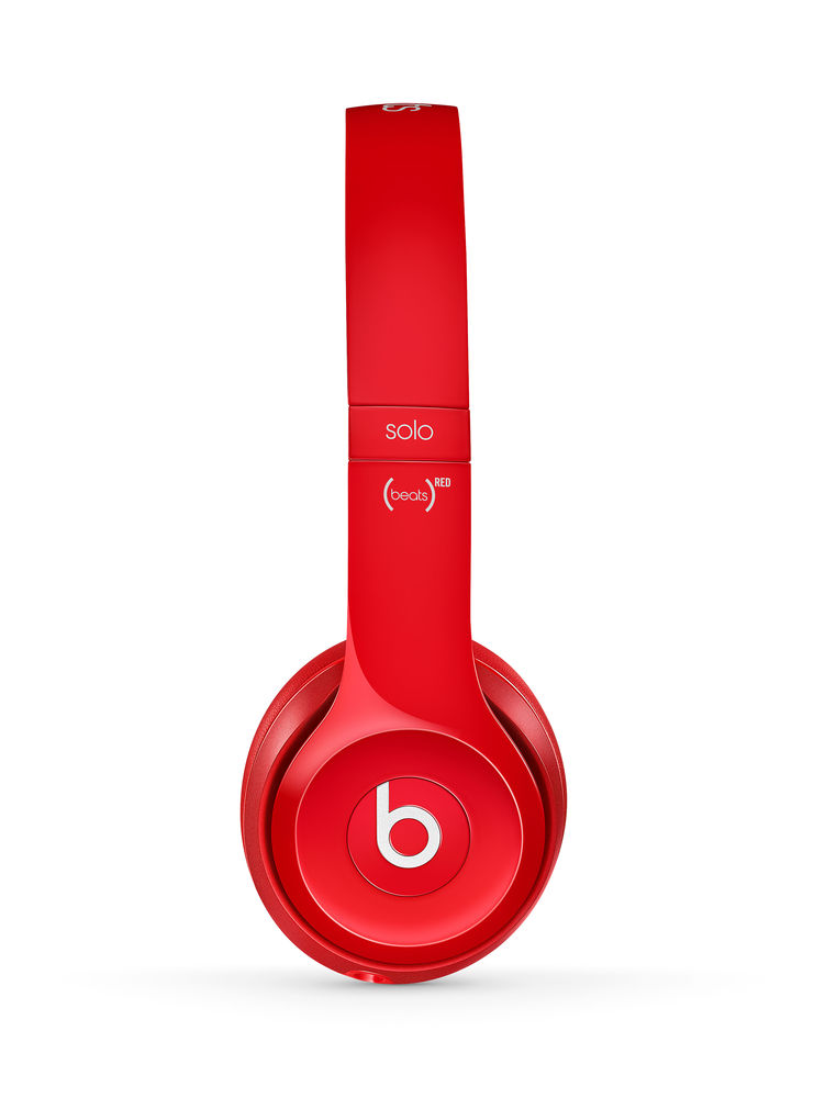 Beats Solo 2 On-Ear Headphone (Red) Image 4