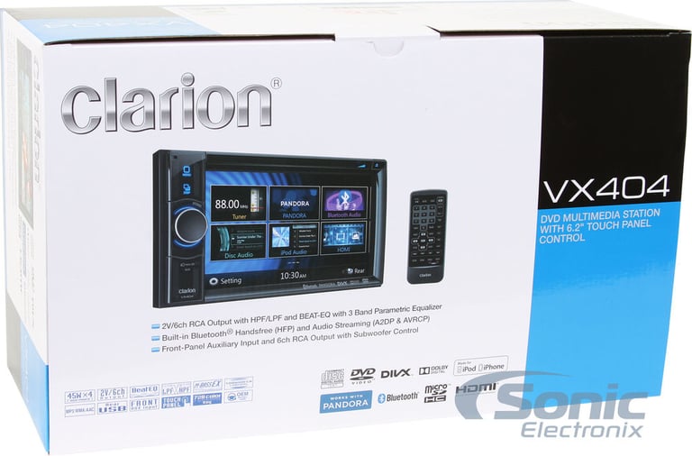 Clarion VX404 OPEN BOX COMPLETE Image 10
