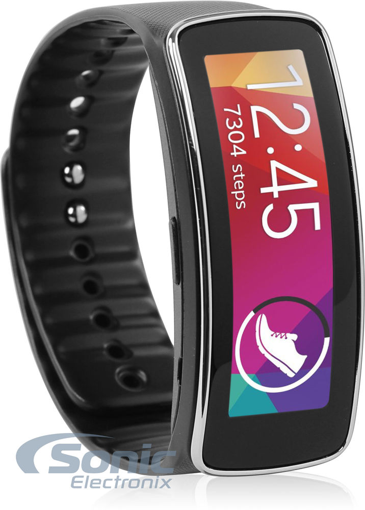 Samsung Galaxy Gear Fit Black SmartWatch (SM-R3500ZKATTT) Image 1