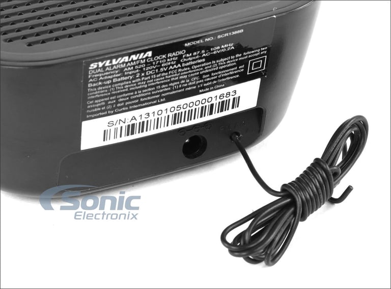 Sylvania SCR1388 (Black) Image 3