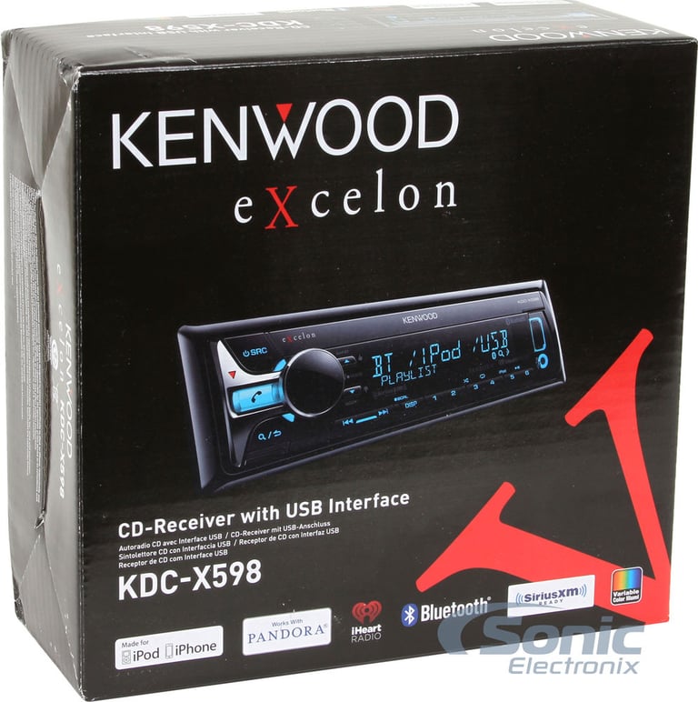 Kenwood eXcelon KDC-X598 Image 10