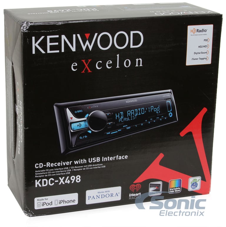 Kenwood eXcelon KDC-X498 Image 9