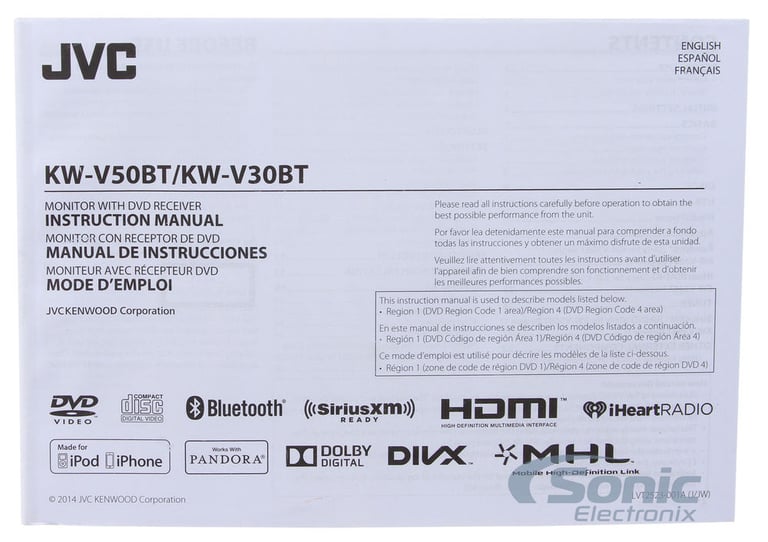 JVC KW-V30BT (Factory Refurbished) Image 6