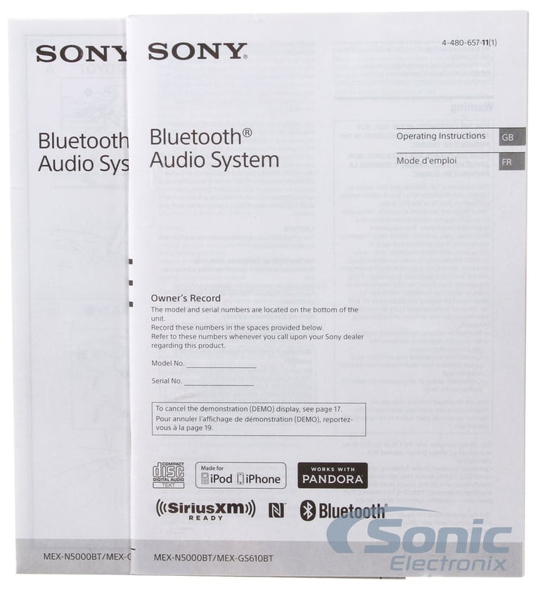 Sony MEX-GS610BT( Open Box Complete) Image 9