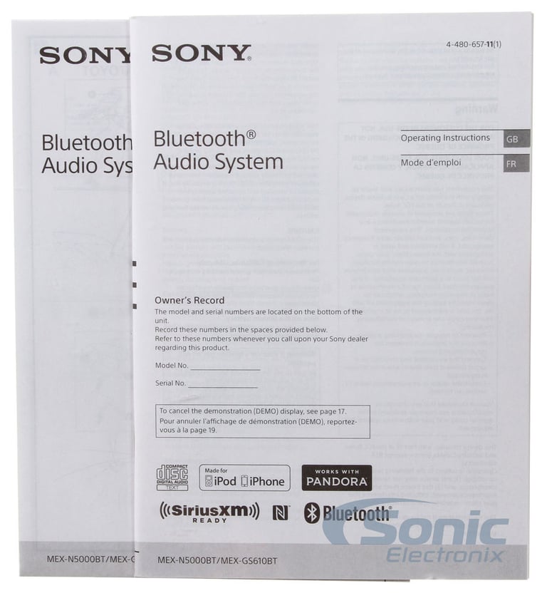 Sony MEX-N5000BT (Ships as MEX-N5100BT) Image 9