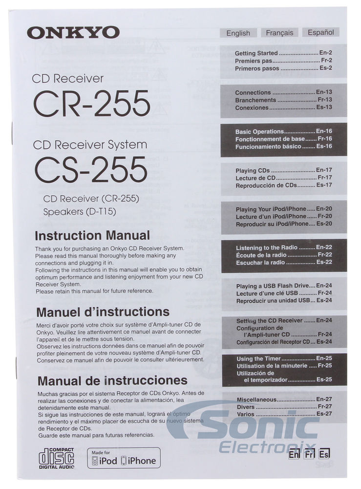 Onkyo CS-255 (Black) Image 12