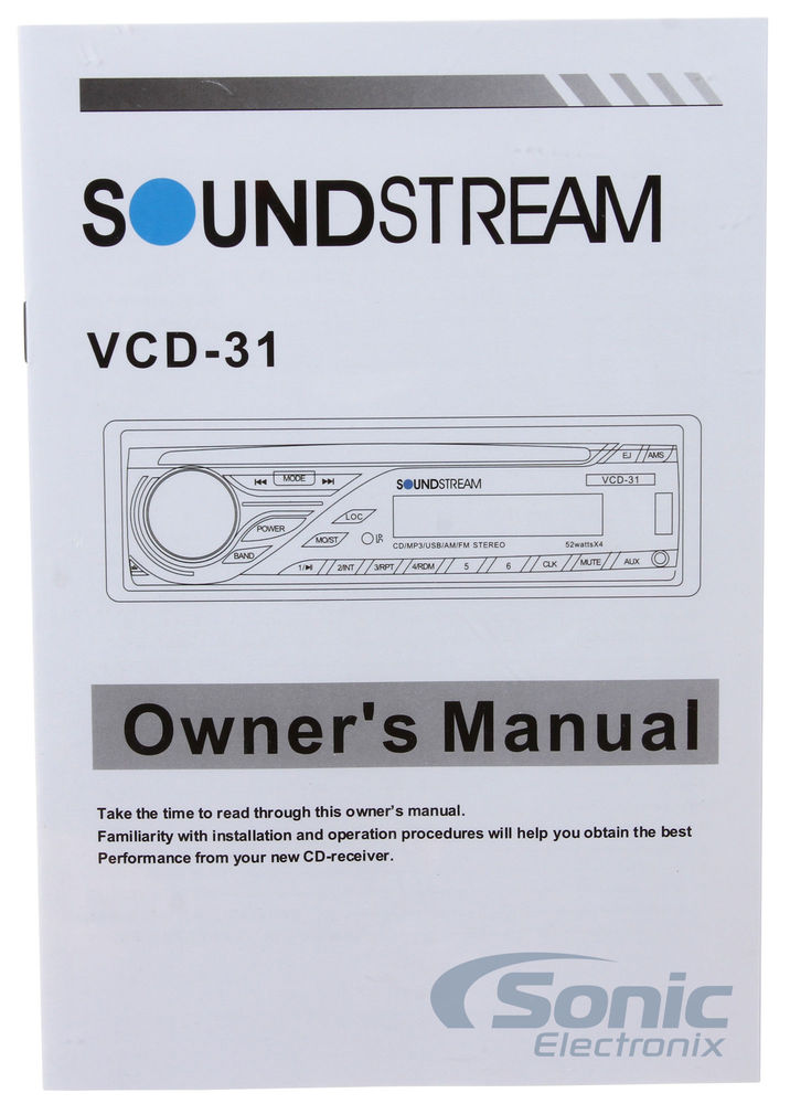 Soundstream VCD-31 Image 10