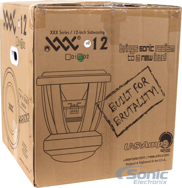 RE Audio XXX12D4 V2 Open Box Complete Image 9