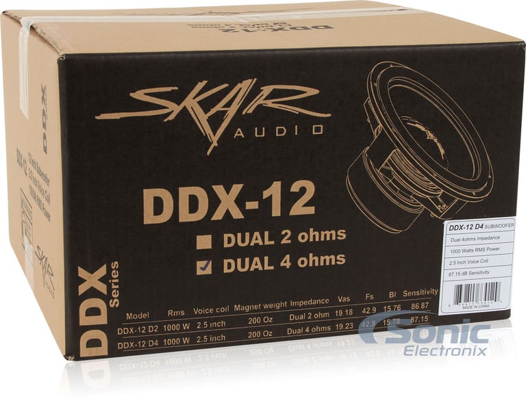 SKAR Audio DDX-12 D4 Image 6