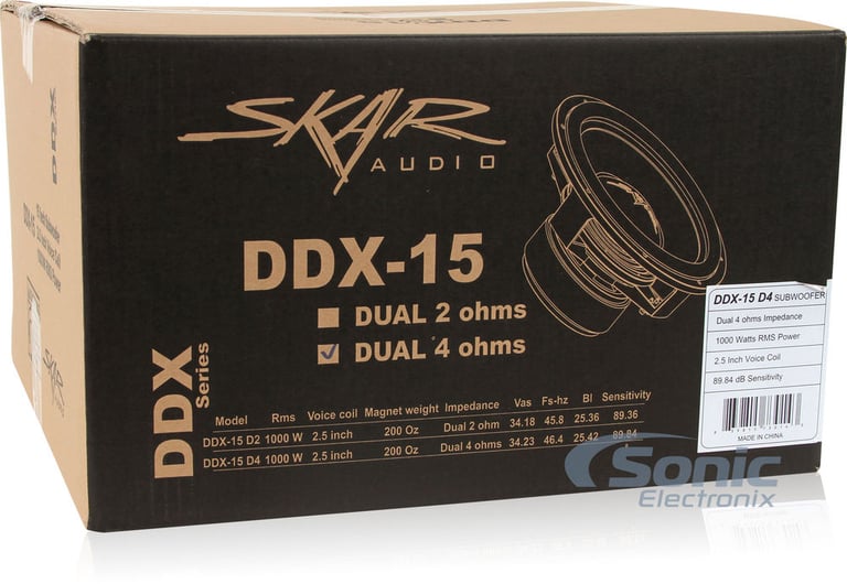 SKAR Audio DDX-15 D4 Image 6