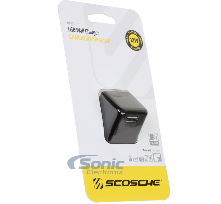 Scosche superCUBE FLIP USBH121 (Black) Image 3